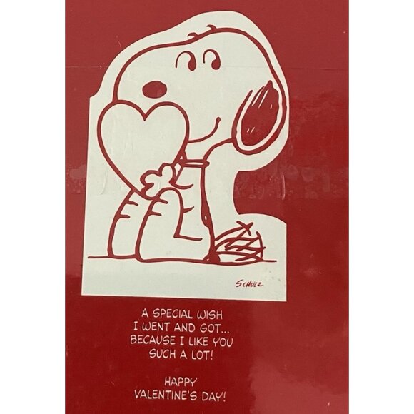 Peanuts Snoopy Happy Valentines Day Hallmark Cards New Box of 12 NOS - Picture 5 of 11